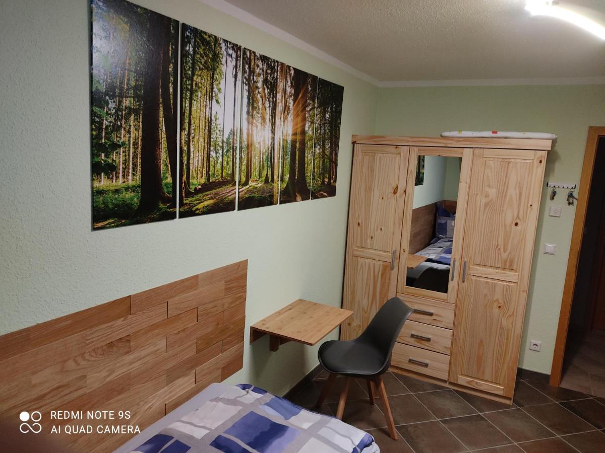 Grosszuegige Ferienwohnung Am Waldesrand Im Seenland Lauta Exterior photo